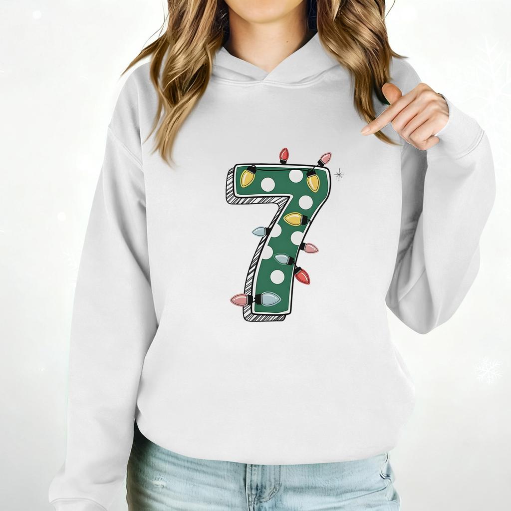 Women's Casual Fashion Outfit Sweatsuit  Printed Long Sleeved  Casual Hooded Sweatshirt