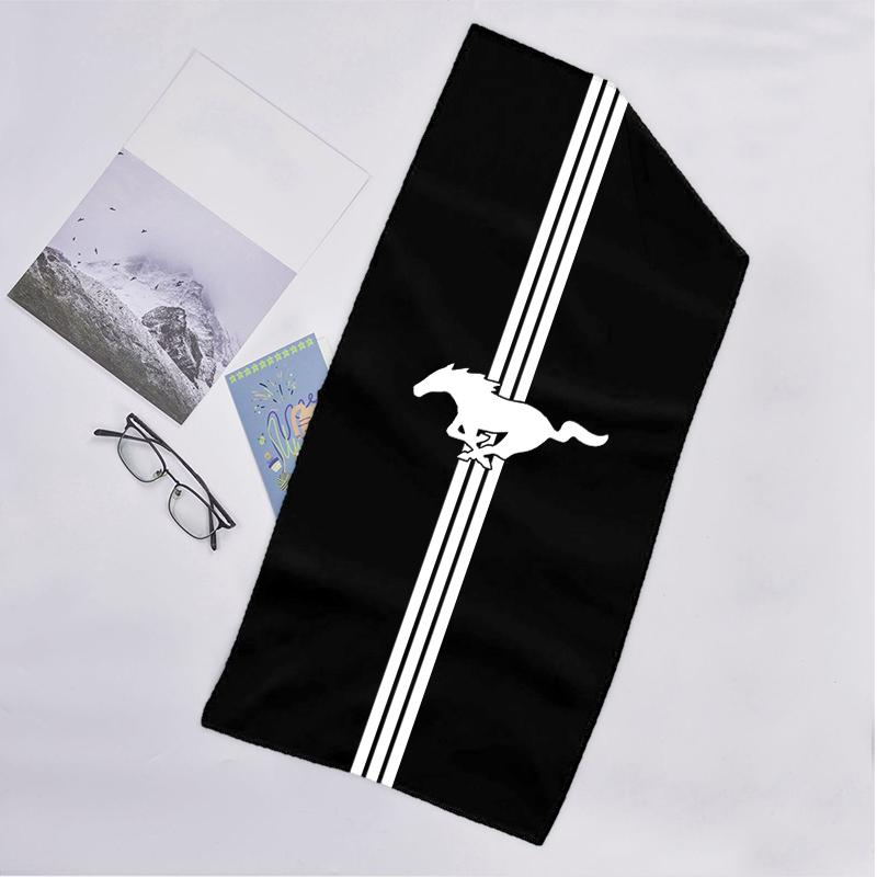 Mustang Fashion Beach Towel: Ideal for Summer Adventures Soft, absorbent and quick drying suitable for swimming and bathing