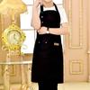 1 Pcs Kitchen Supplies Coffee Shop Waiter Solid Color Kitchen Apron Barber Apron Kitchen Accessories For Women Men