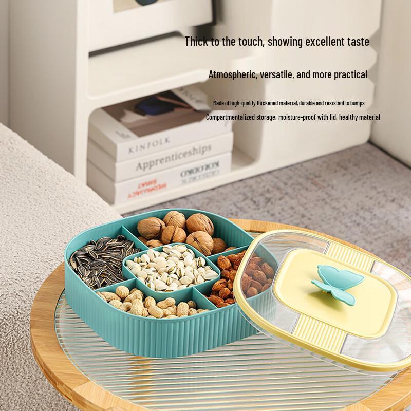 TAYHEE Square Butterfly Divided Candy & Snack Box