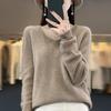 Fashion Woolen Sweater Cashmere  Pullover Women Knitwear V-Neck Long Sleeve  Autumn Winter Fashion Basic Clothing  Tops