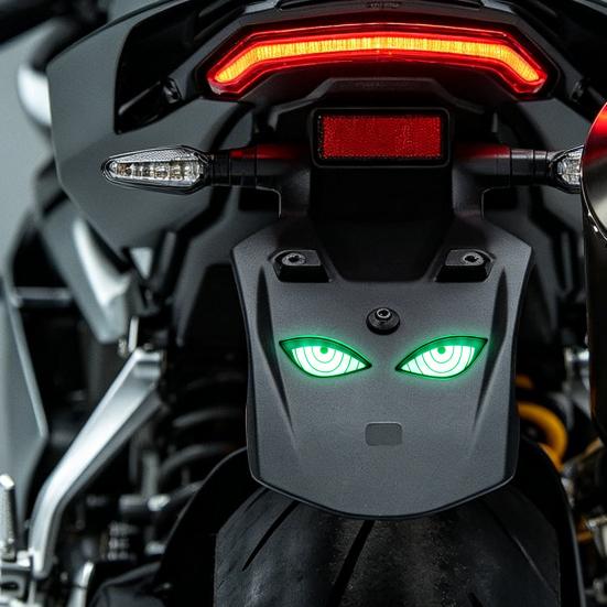 Ghost Eye Motorcycles LED Lights with Waterproof Dynamic Lighting Rear Taillights for Car And Vehicle