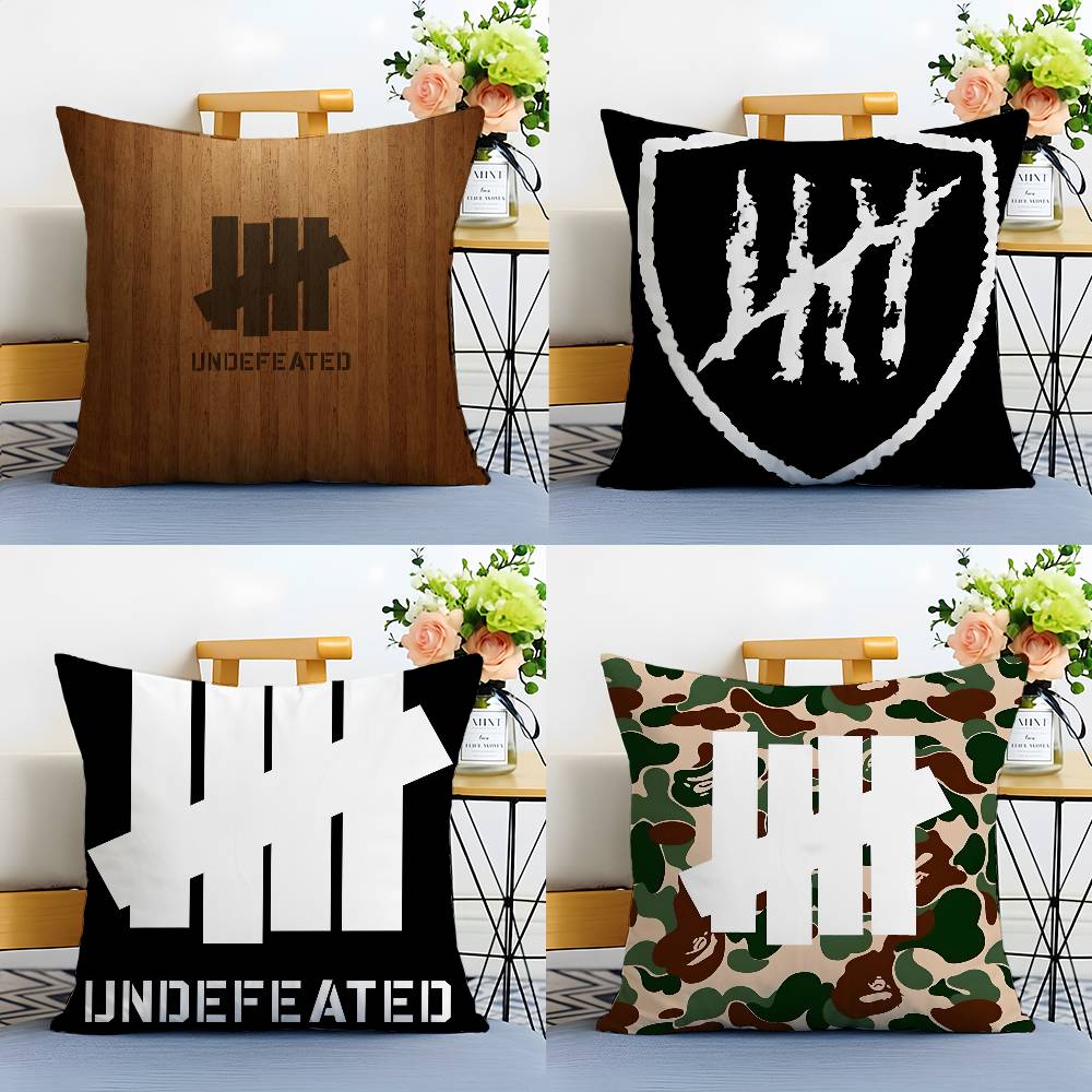 5 Ränder Cool Oslagbar-U Kuddfodral Kvalsterdammsskyddande Kuddfodral Osynlig dragkedja Silkeslen kort plysch Soffkuddfodral