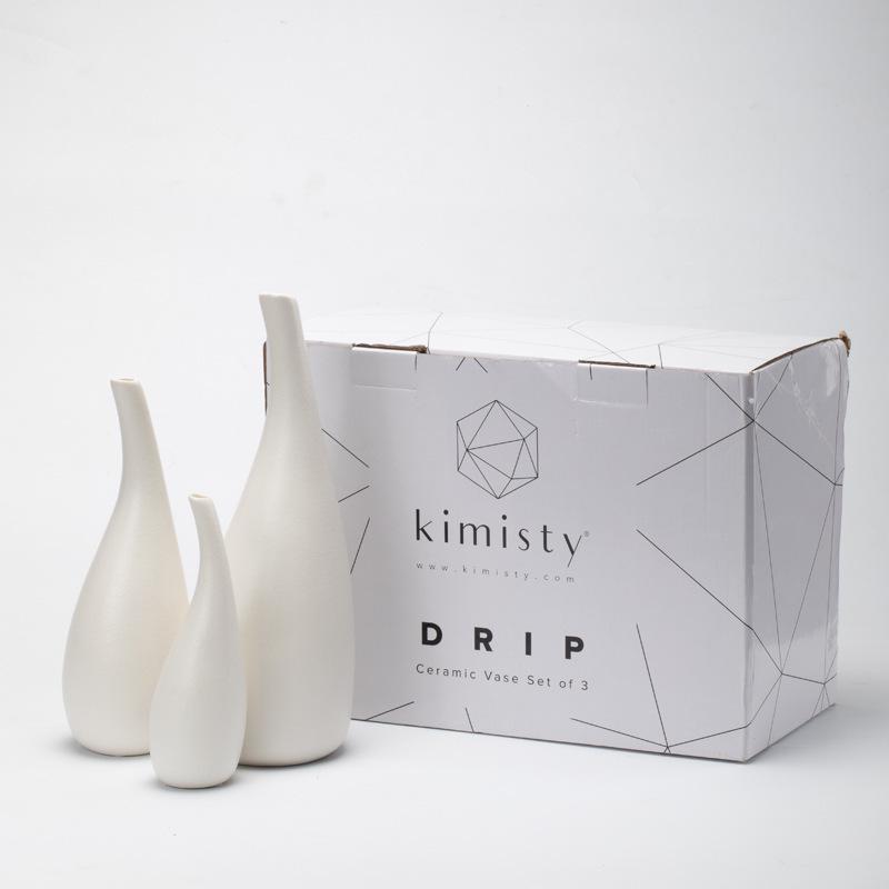 Modern Feng Shui Ceramic Flower Vase for Home Decor