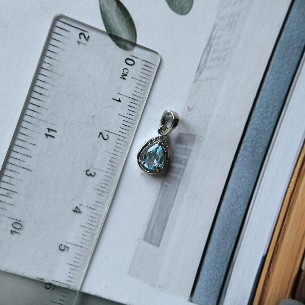 Серебряная подвеска с топазом 0.872ct (2188445)