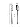 Abay Forged 304 Stainless Steel Dinner Spoon & Fork Set