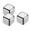 4Pcs Ice Cubes Food Grade High Durability Stainless Steel Frozen-Ice Rocks Ball Whiskey Beer Chiller Cooler Bar Accessories