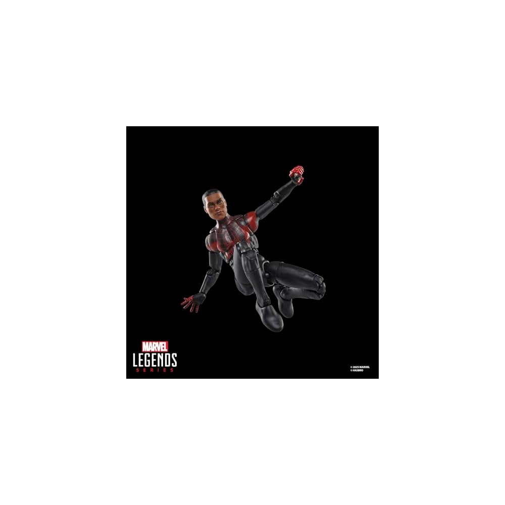 Hasbro Marvel Legends Ultimate Miles Morales Action Figure 15 Cm with Comic Accessories