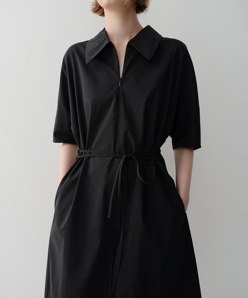 Ia Drawstring Dress (Black)
