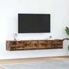 TV Cabinets 2 pcs Smoked Oak 80 x 31 x 25.5 cm Particleboard