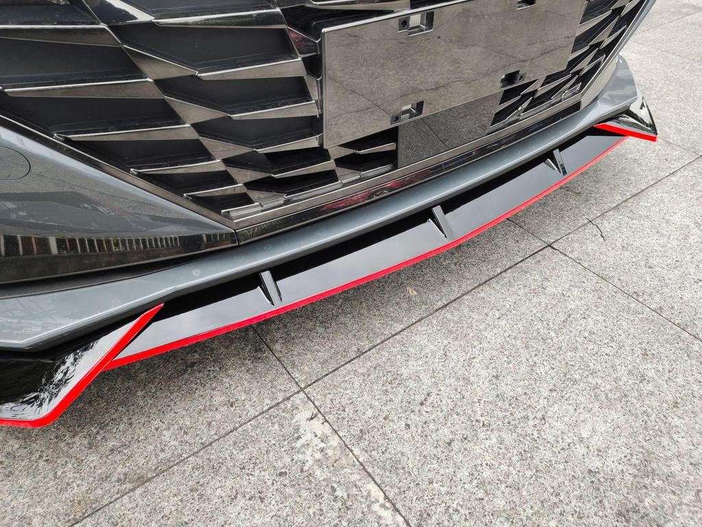 Frontsplitter & Seitenschweller Kit für Hyundai Elantra 7. Generation: Stoßfänger Kollisionsschutz