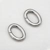 2Pcs 1Pc Charm Stainless Steel Buckle Heart Circular Connector DIY Necklaces Jewelry Making Lobster Buckle Accessories Wholesale