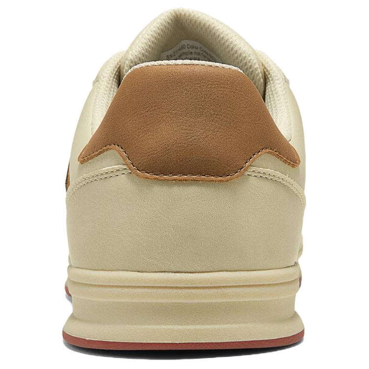 Skechers Mens USA Street Wear Fabric Synthetic Leather Comfortable Simple Breathable Waterproof Skate Shoes Men Sneaker Beige 211460-BGE