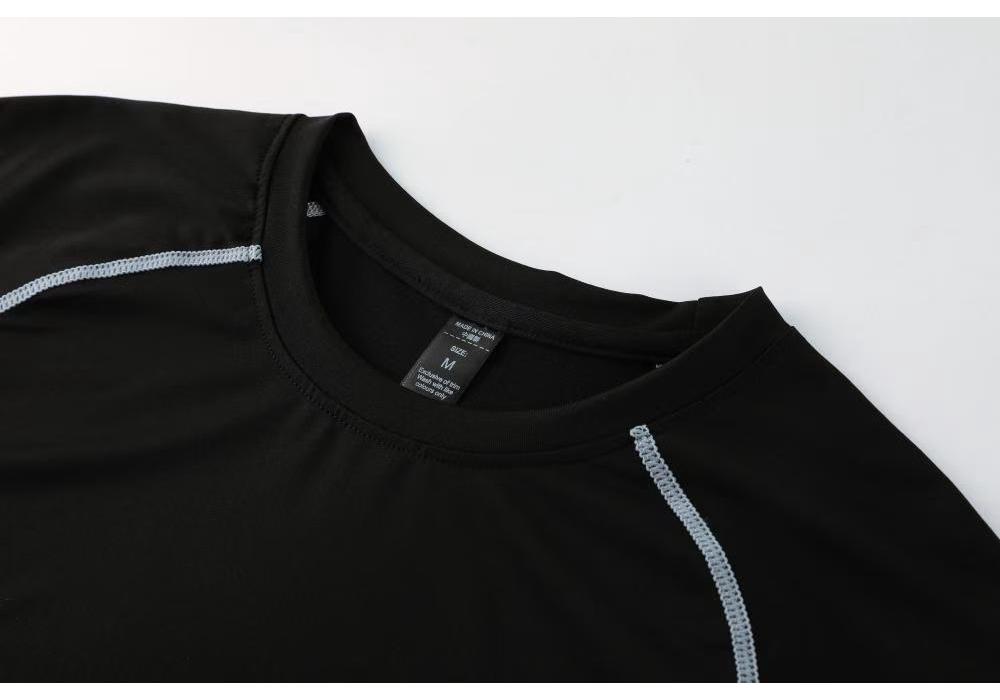 2024 Autumn Men's & Children's Long Sleeve Quick-Dry Compression Sports Top
