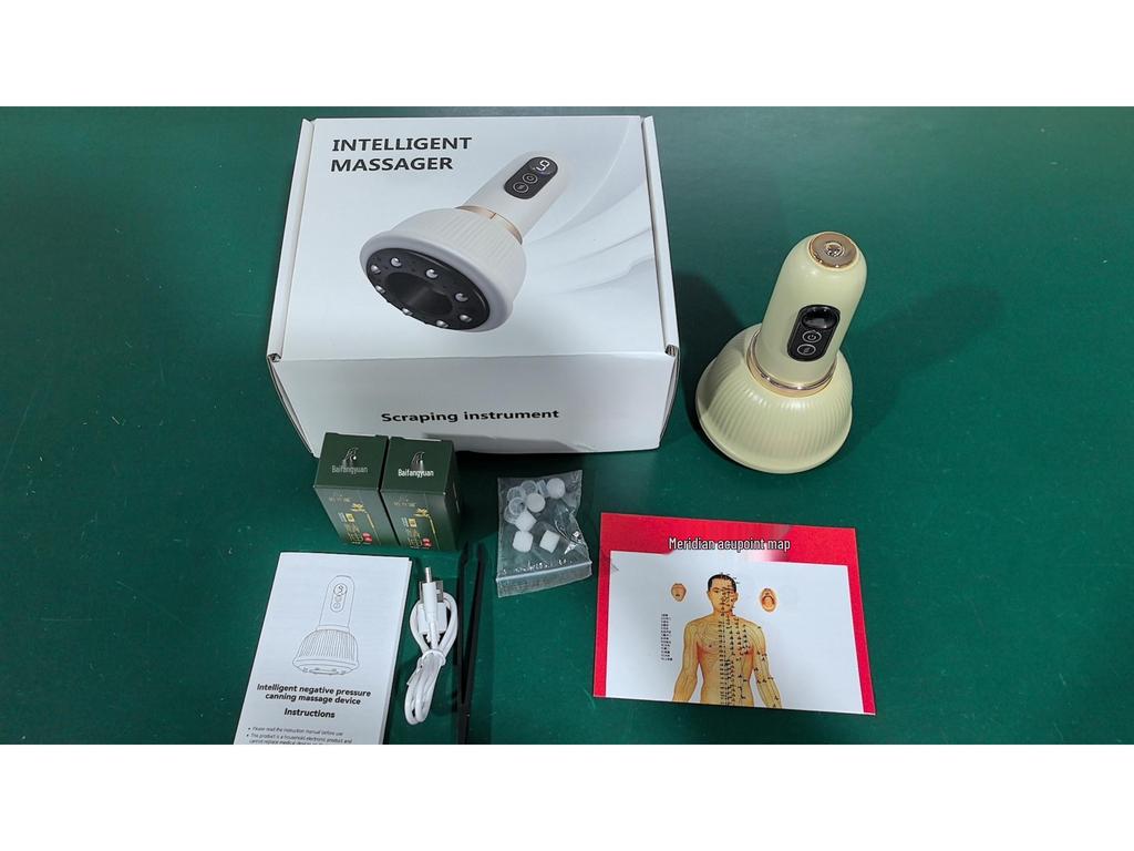 Wireless Heating Slimming Belly Massager with Full Body Vibration and Meridian Dredging Electric Brush