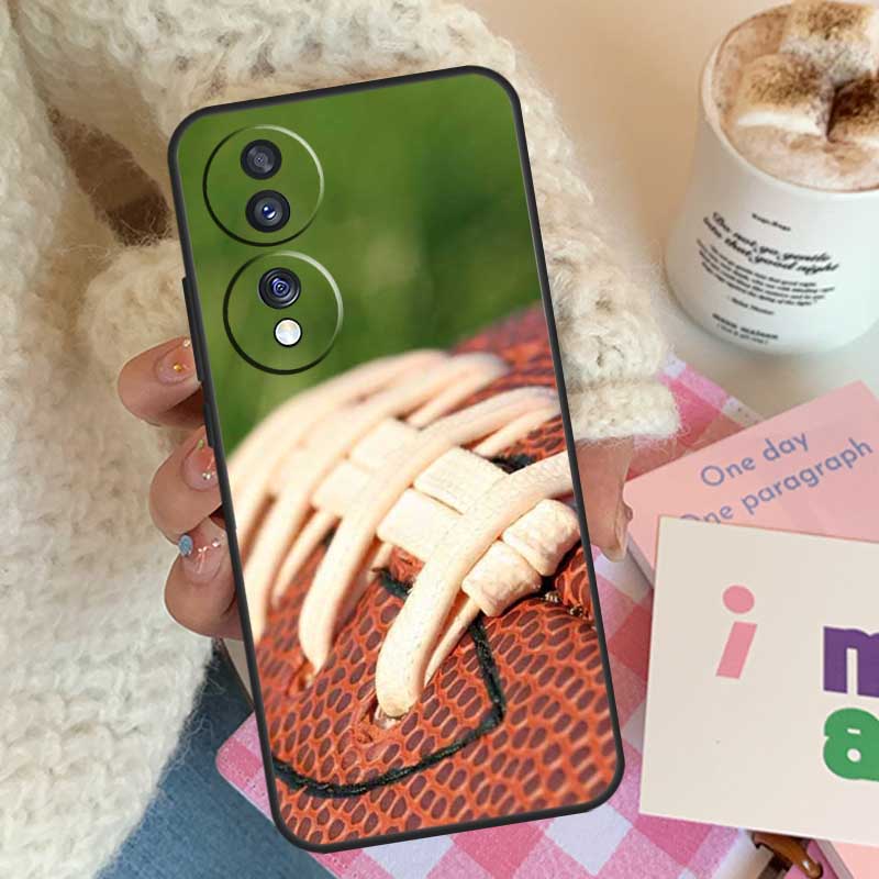 American Football Sport For Honor Magic 8 7 6 Lite Case For Honor 400 200 Pro 90 70 50 X8c X8b X9a X9b X9c X9d Win RT