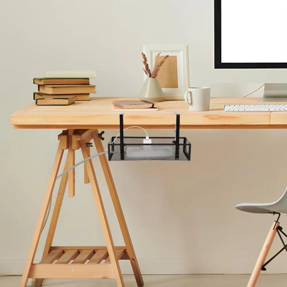 Adjustable Thickness Desk Cable Organizer Under Desk Cord Organizer  Kitchen Storage