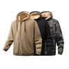 European & American Men's Thick Fleece Hoodie - OZON Hooded Loose Jacket, Baseball Style