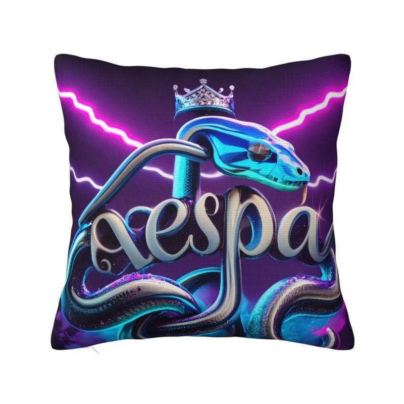 Custom Kpop A-Aespas Girls Karina Winter Giselle Ningning Pillow Case Sofa Luxury Cushion Cover Car Pillowcase