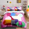 Abstract Multicolored Geometric Shapes. Bedding Sets Duvet Cover Sets Duvet Covers Pillowcases(1*Duvet Cover 2*Pillowcases Without Duvet Insert)