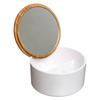 5five - boîte de rangement avec miroir "naturéo" blanc