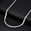 Edelstahl Kubanische Kette Halskette für Männer 6mm Kette Punk Minimalistische Halskette Hip Hop Wasserdichter Schmuck Geschenk 50/55cm
