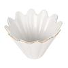 Cone Brewer Reusable Paperless Coffee Filter Cup for office Household white 102mmx80mm