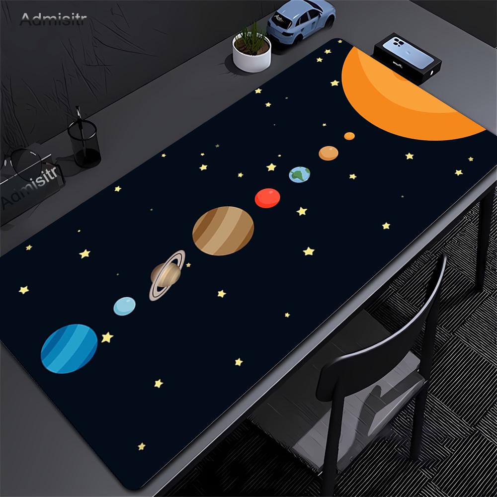 HD Print Mousepad Universe Space Solar System Mouse Pad XXL Anime Gamer Laptop PC Gaming Offices Overlock Game Keyboard Desk Mat
