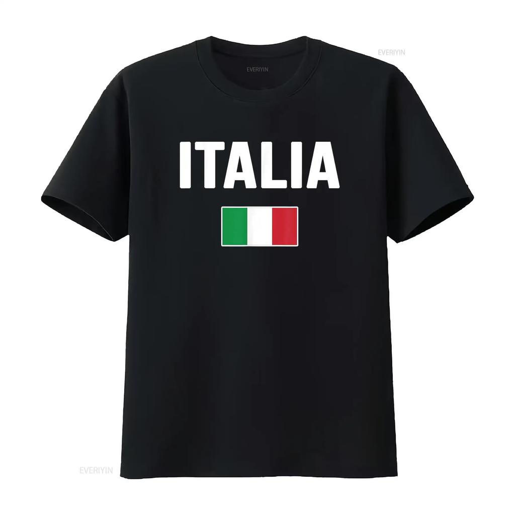 Italy Italian Flag Italia Souvenir T Shirt Vintage Washed Soft Versatile Breathable Streetwear Unisex Stylish Designer Clothes