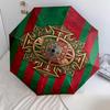 Royal Emblem Fabric Folding umbrella Portable durable Sun umbrella Gift light
