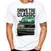 Retro Old Classic Volvoes 240 90s Model Tshirt Summer Men Short Sleeve Hip Hop Boy Casual Tshirts Turbo Wagons Car White Tees