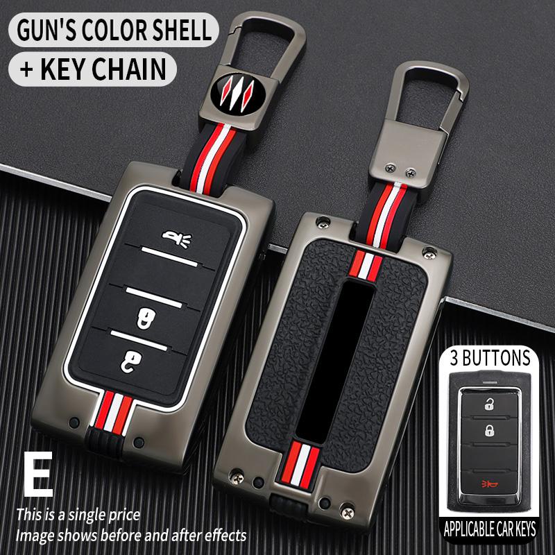Zinc Alloy Car Key Case Cover Shell Fob for Jeep Wagoneer 2025- 2025 for Grand Cherokee L 2020 2025 2025 Key Chains Accessories