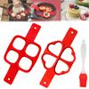 Silicone Egg Pancake Ring Multi-function Non-stick Pancake Mold Egg Pot Frying Molding for Kitchen Baking Accessories