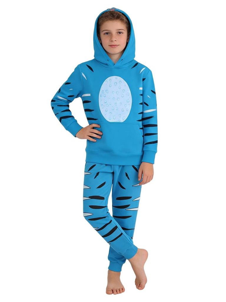 K-POP Witcher Girls Cosplay Tiger Hoodie Set for Halloween