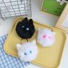 The Same Blush Cat Ball with High Appearance Handmade Plush Pendant Girl's Heart Schoolbag Cute Keychain