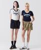 AWESOME STUDIO Nylon Cargo Mini Skirt Light Khaki
