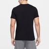 Nike Dri-fit Casual Sports Training Short Sleeve Black Men's DA0656-010