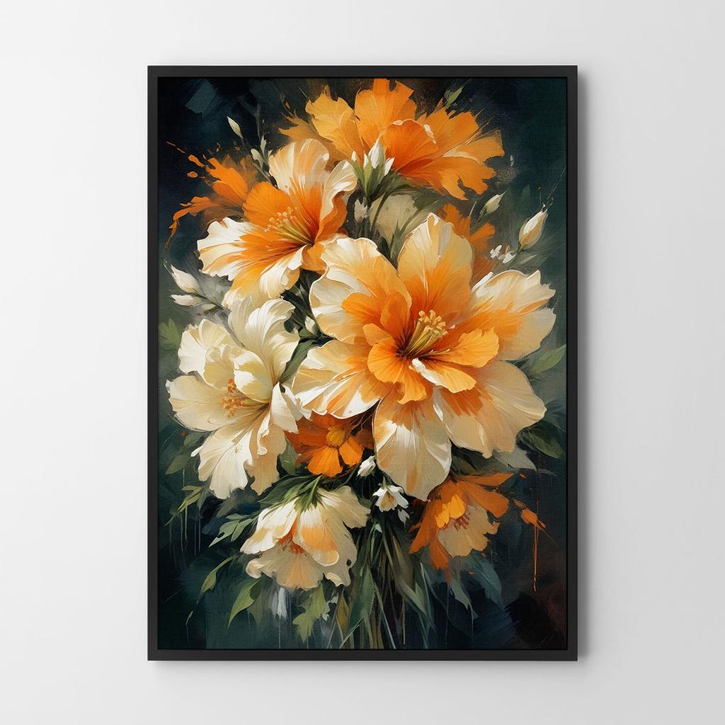 Poster Abstraction Flowers Picture