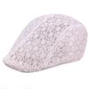 Lace Beret Ladies Silk Mesh Duck Tongue Hat Summer Travel Cool Cap Breathable Sun-shading Forward Cap Female Net Cap