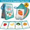 Food / Animals / Fruits / Body Parts French Words Learning Cards for Kids Early Language Skill Classroom Activities Memory Games