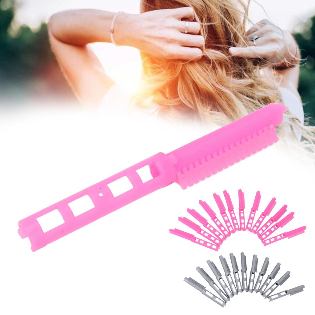 12pcs Hair Root Perm Rods Hollow Hair Perm Clip Hair Styling Accessory for Barbershop