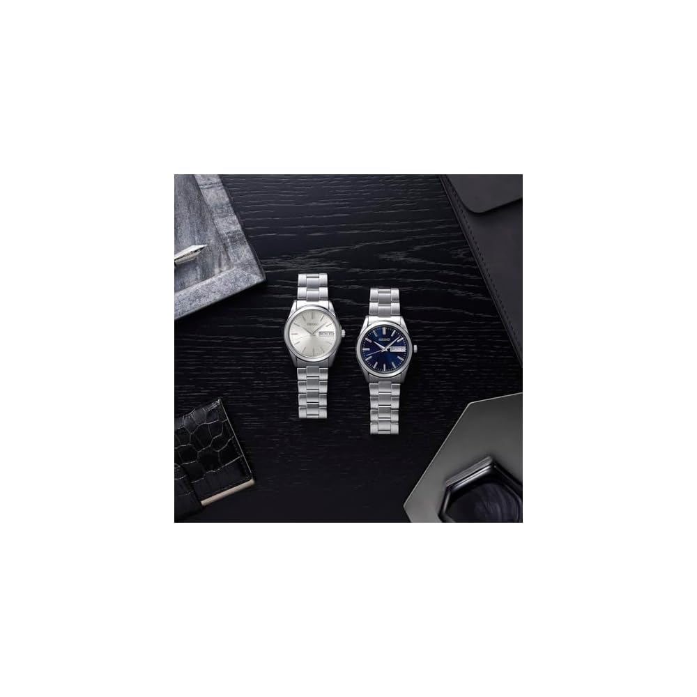 Seiko Selection SBTH009 Men's Quartz Watch Battery Operated Date Day Calendar Navy Dial S Series Stainless Steel