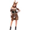 Japan's New Brown Hristmas Cute Reindeer Costume Christmas Dress Party Dance Dress