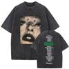Vintage Prané Dámské Lady Gaga Artpop Grafický Potisk Trička Unisex Dámská Móda Vysoká Kvalita Oversized Tričko Volný Streetwear Horní Tričko
