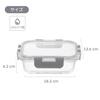 AILTEC Heat-Resistant Glass Airtight Storage Container 640ml Set 4 Containers Lids