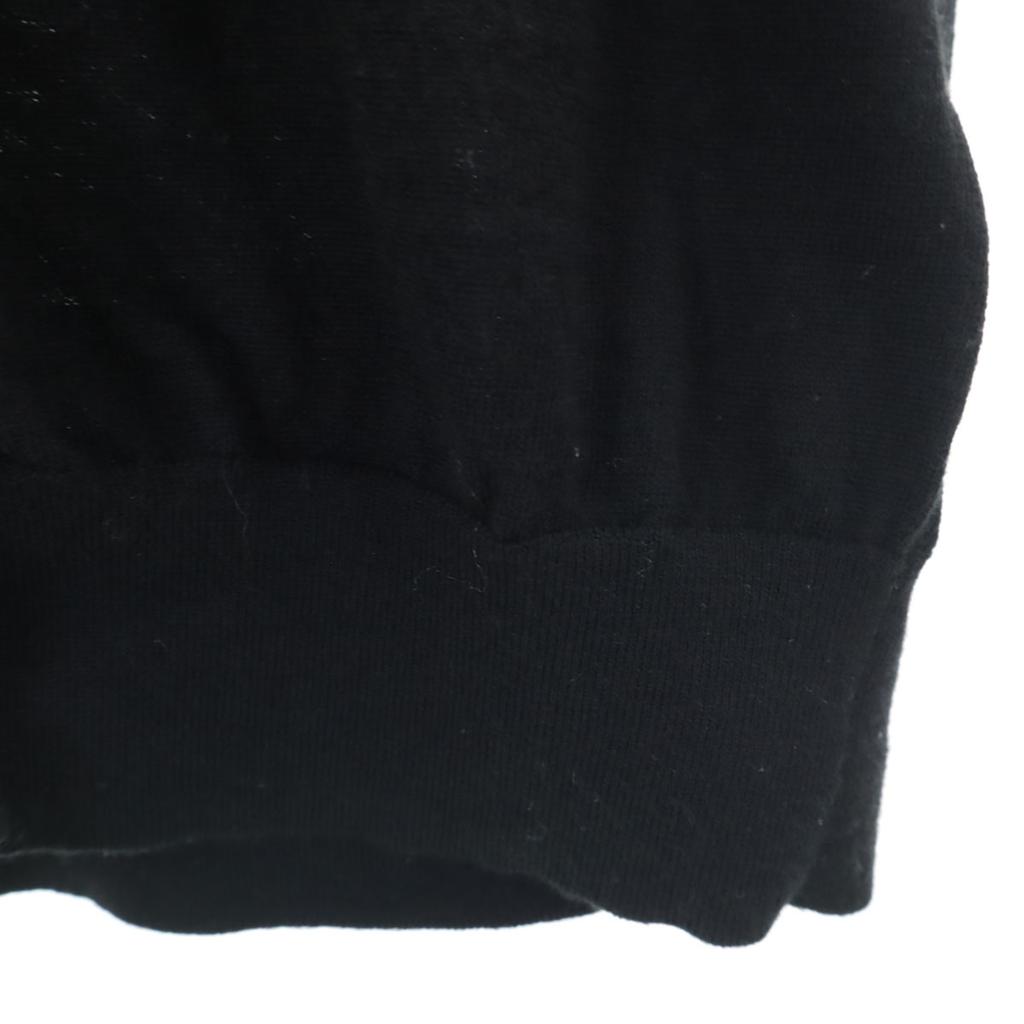 BURBERRY Merino wool Long sleeve knit cardigan 10Y black Kid's Used