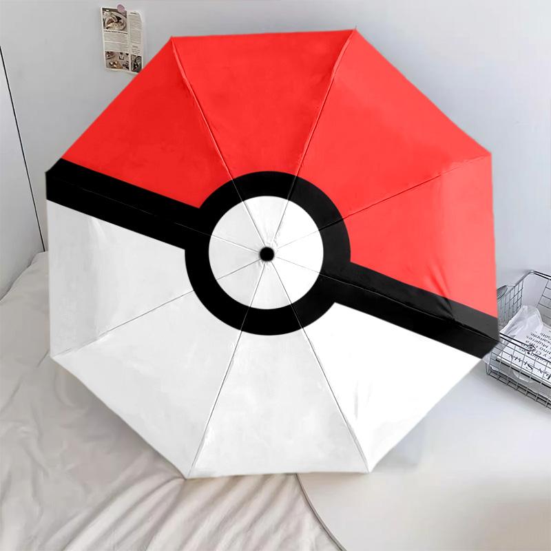 1 PC Automatic Folding Umbrella - Dragon Ball Z Logo Pattern Portable Foldable Design With 8 Ribs Christmas Birthday Gifts