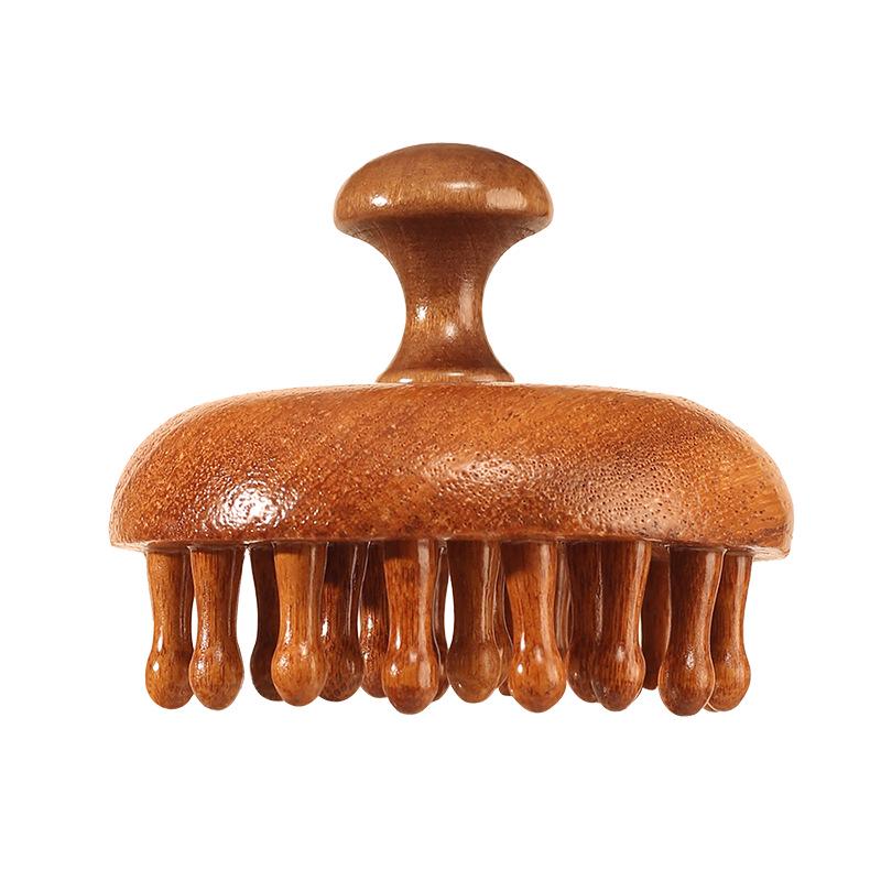 Premium Sandalwood Scalp Massage & Meridian Therapy Comb - Versatile Wooden Comb for Full-Body Use