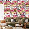 Graffiti wallpaper in various colors for living room and bedroom 50x1000