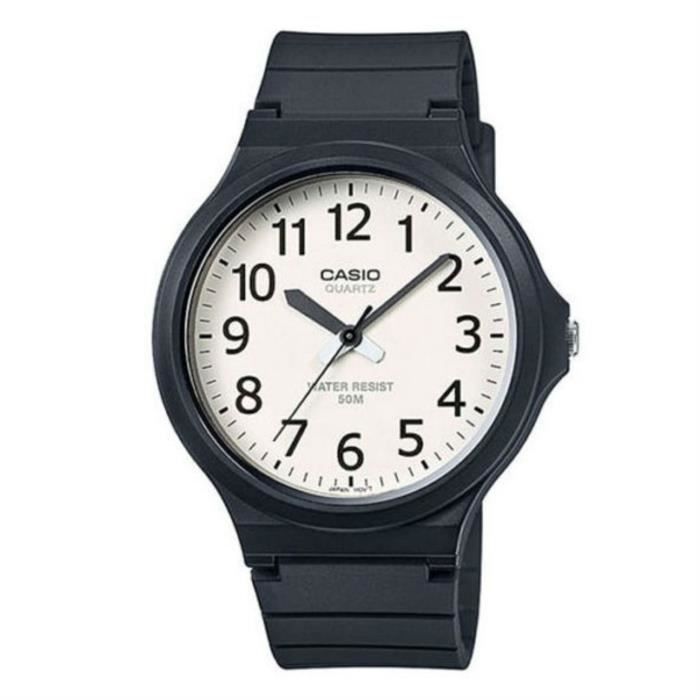 Montre - Casio - MW-240-7BVDF - Blanc - Homme - Quartz - Analogique